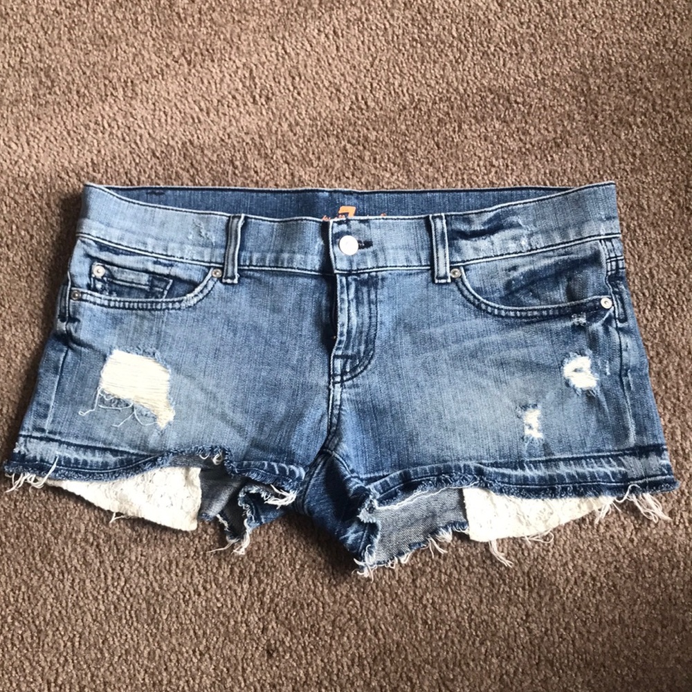 7 for all mankind shorts